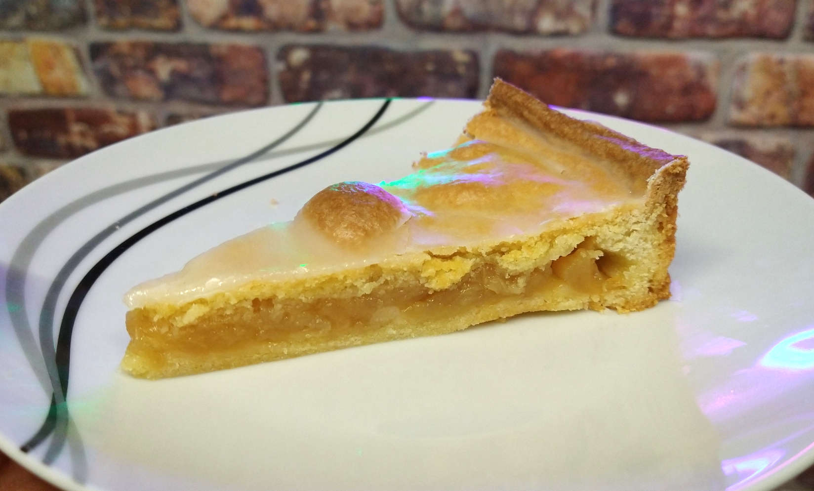 Gedeckter Apfelkuchen