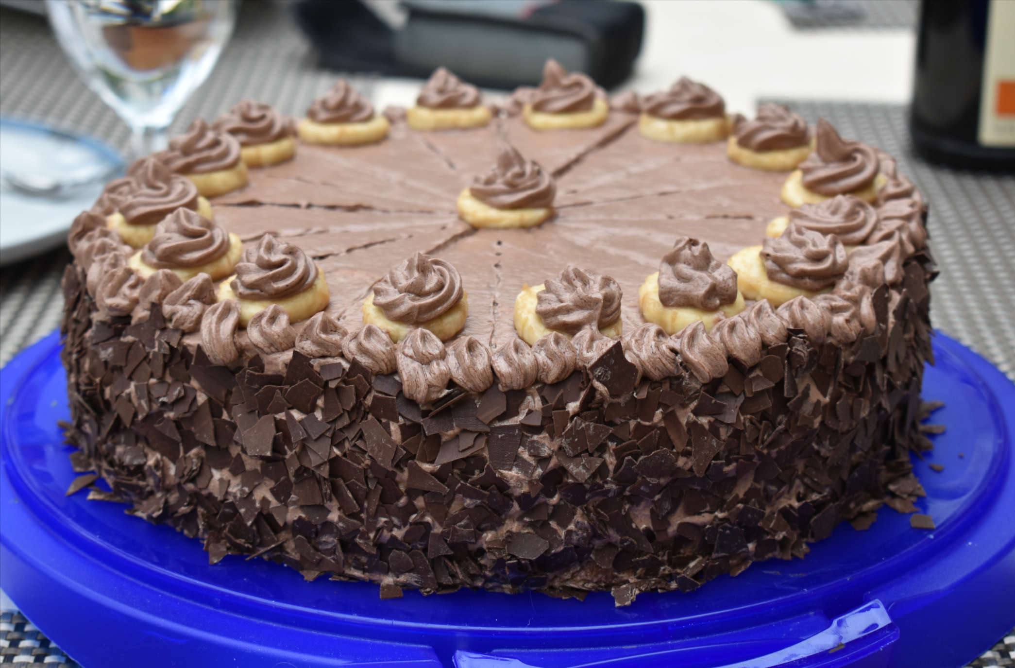 Festliche Bananentorte