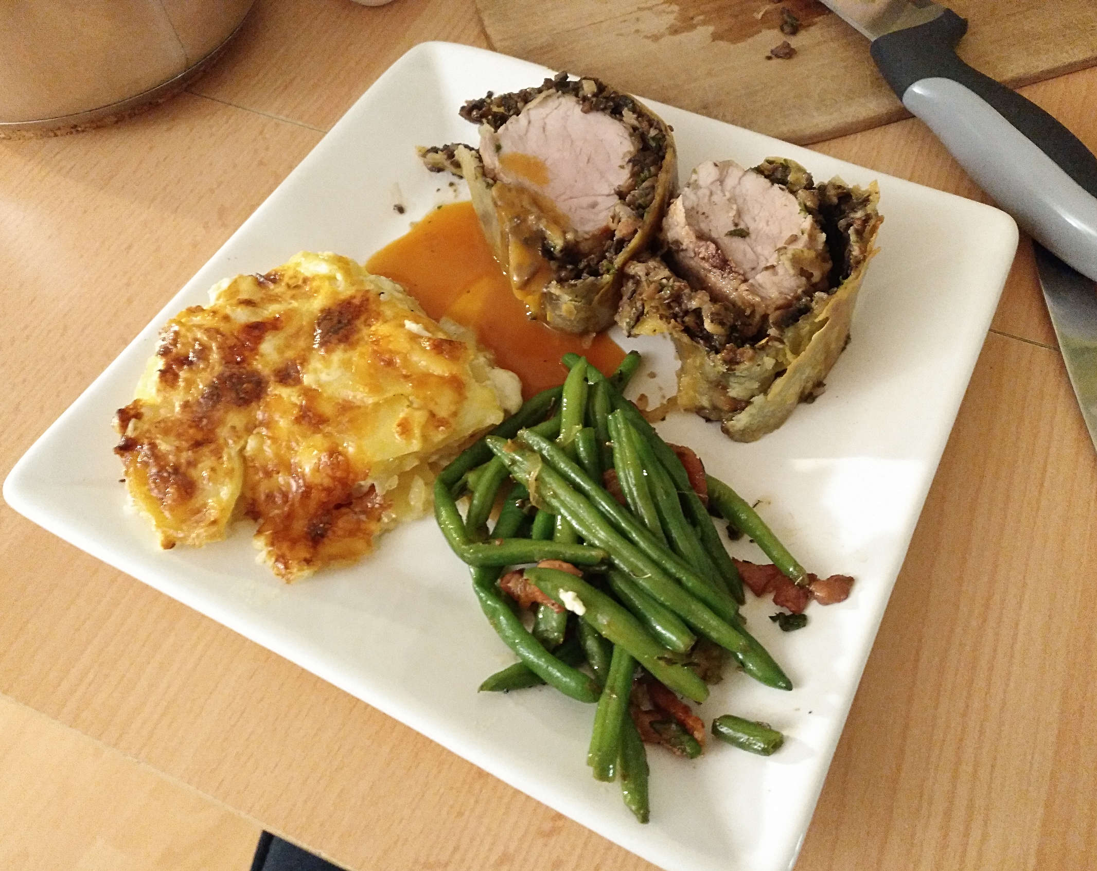 Schweinefilet Wellington