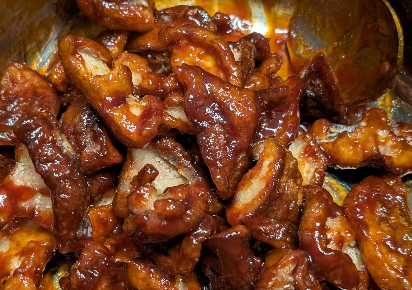 Shiitake in scharfer Soße