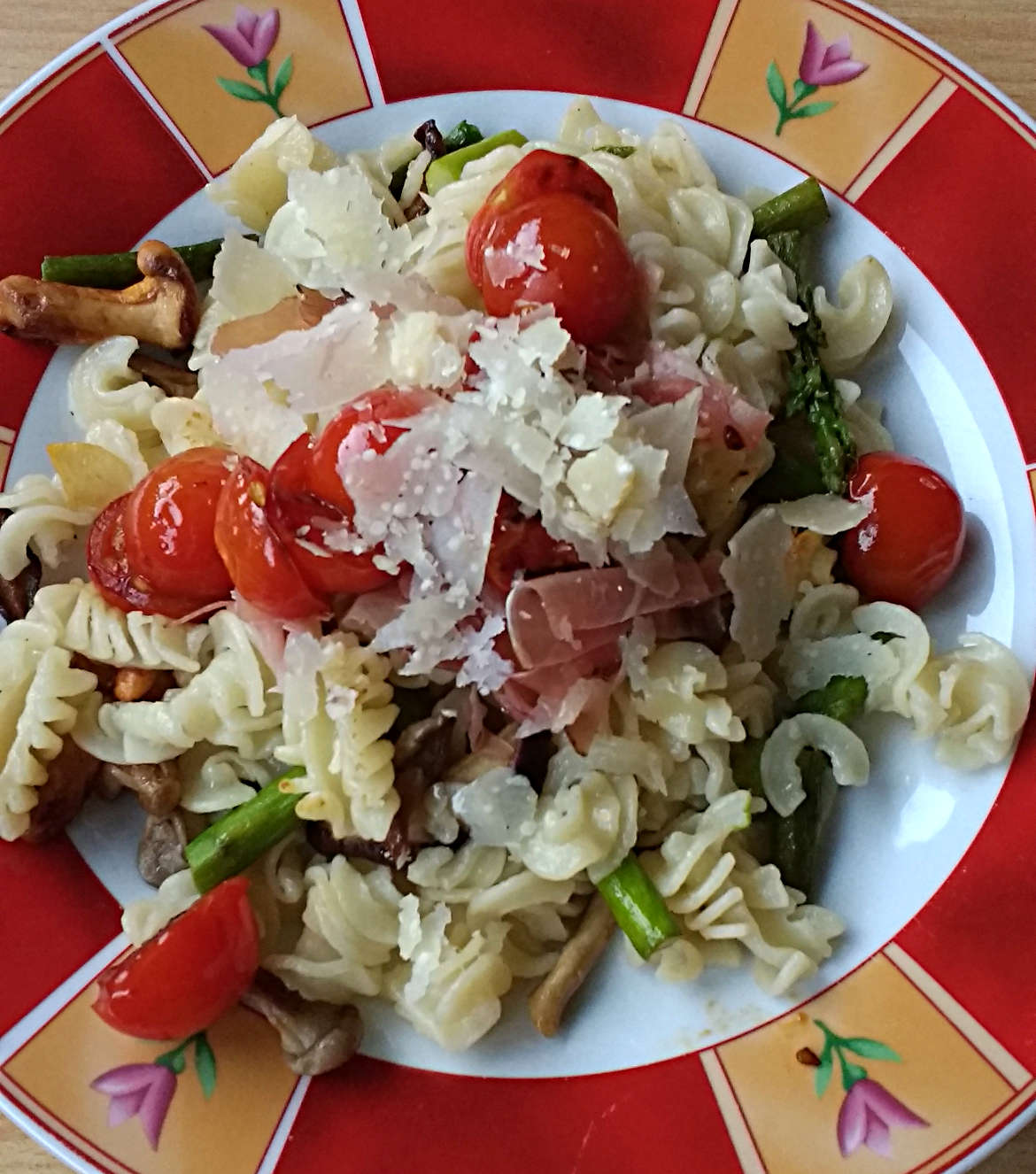 Nudeln mit Spargel