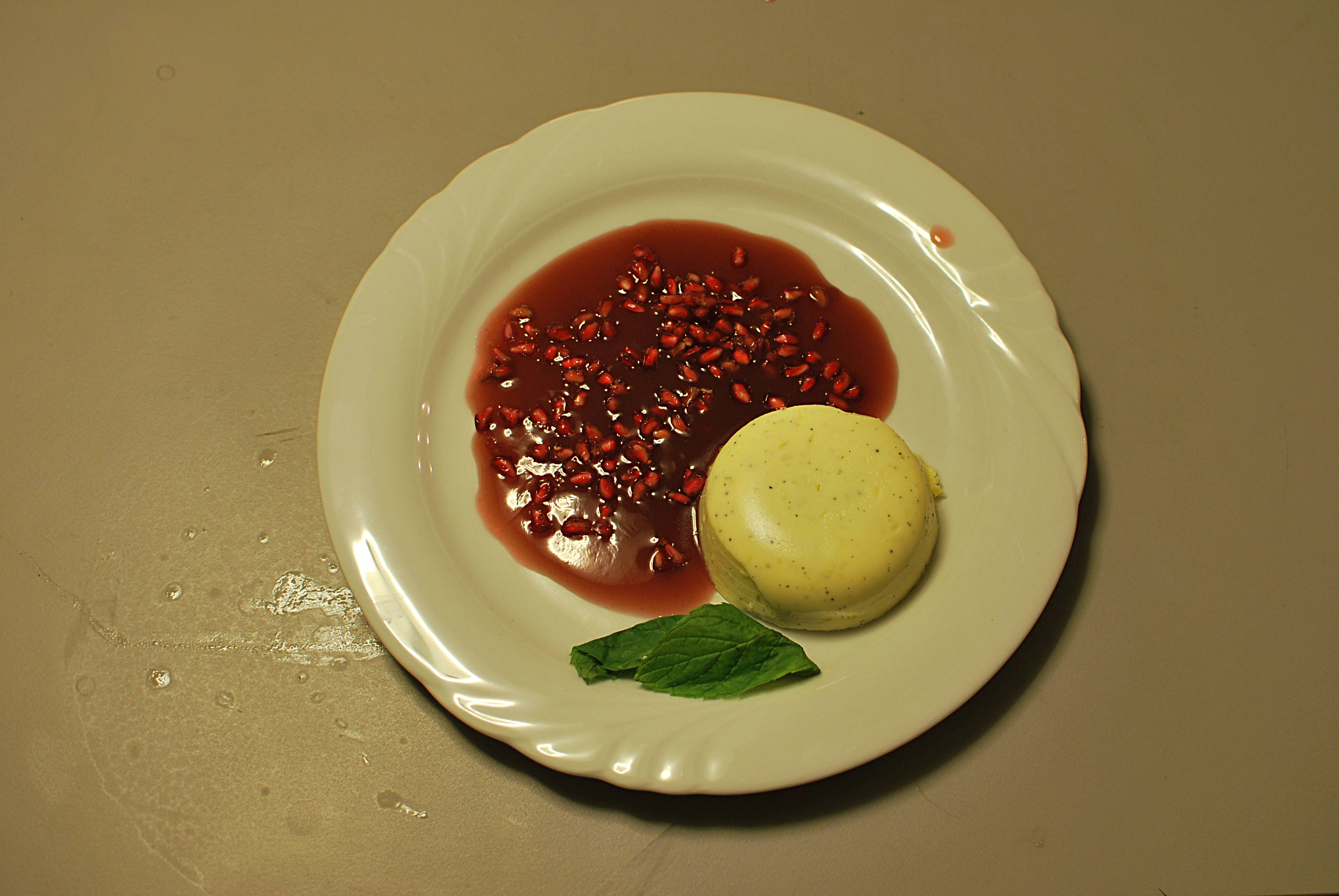 Limetten-Pannacotta