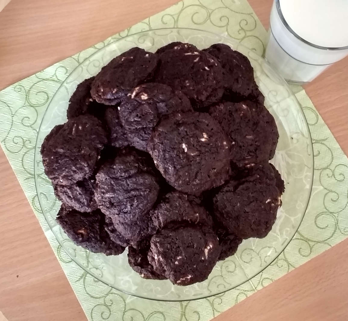 Schwarz-Weiß-Cookies