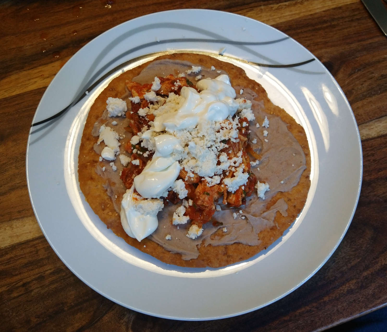 Tostadas de Tinga