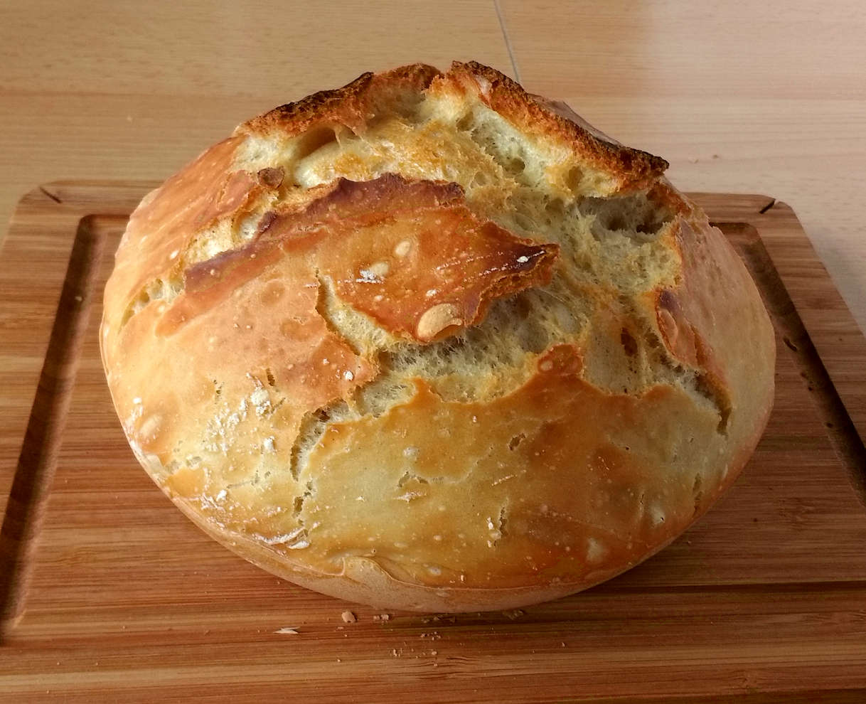 Weißbrot ohne Kneten