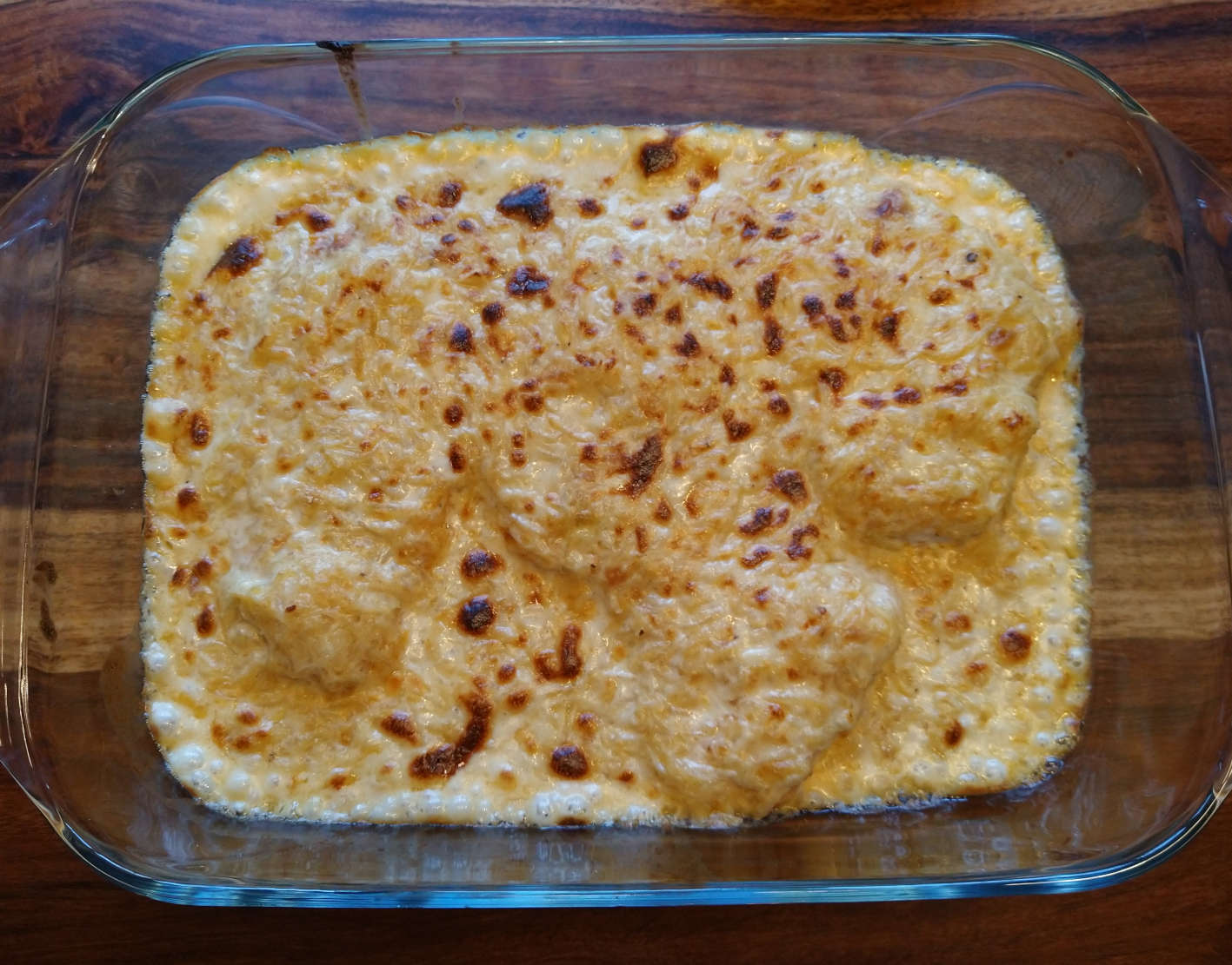 Zwiebelschnitzel überbacken